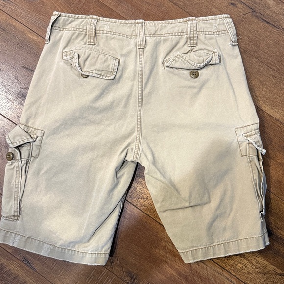 Denim & Supply Ralph Lauren Beige Cargo Shorts - Picture 8 of 10